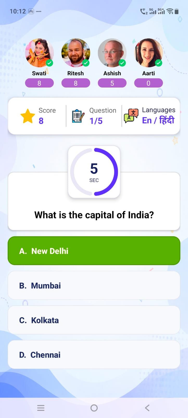 English quiz